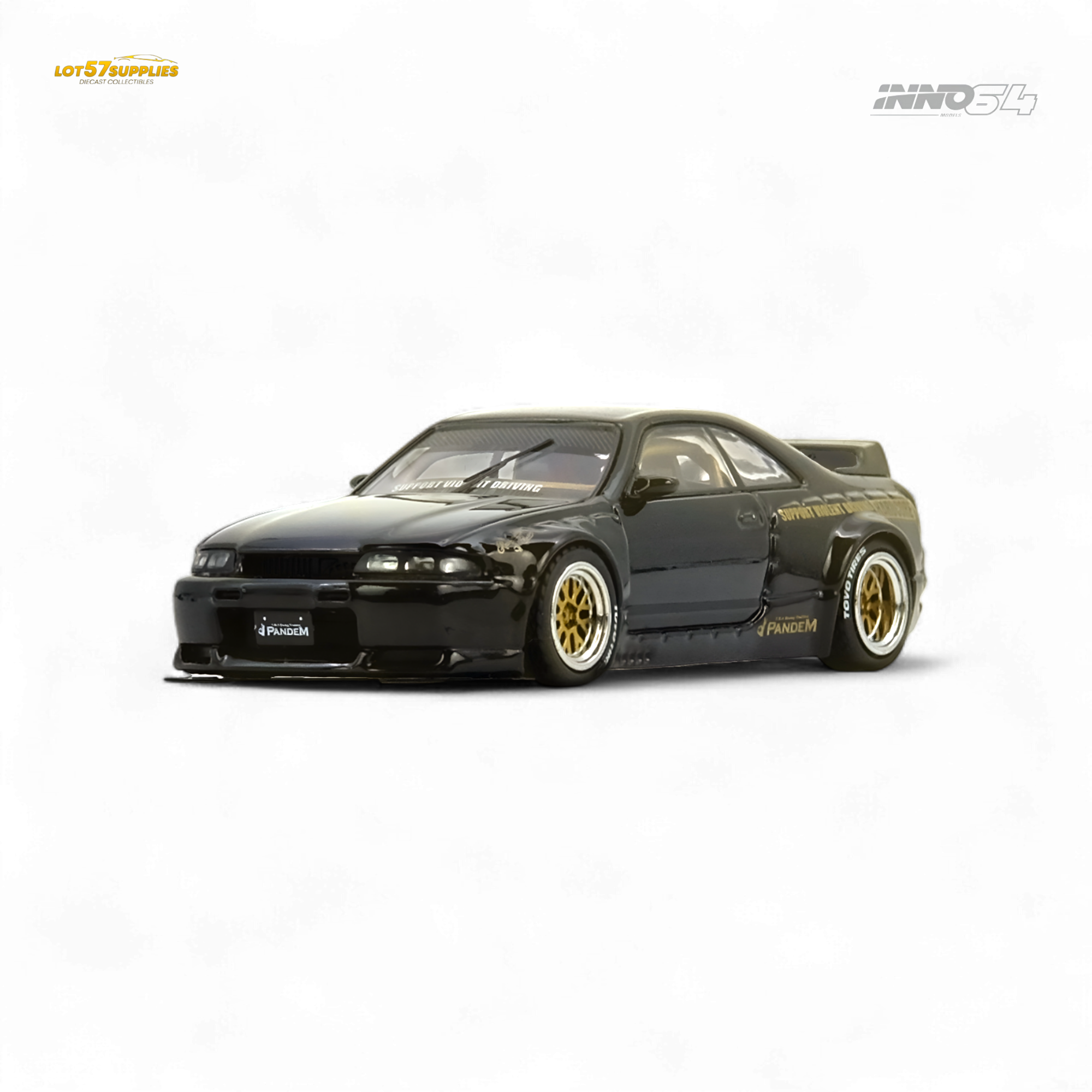 Inno64 PANDEM GT-R (BCNR33) Black 1:64