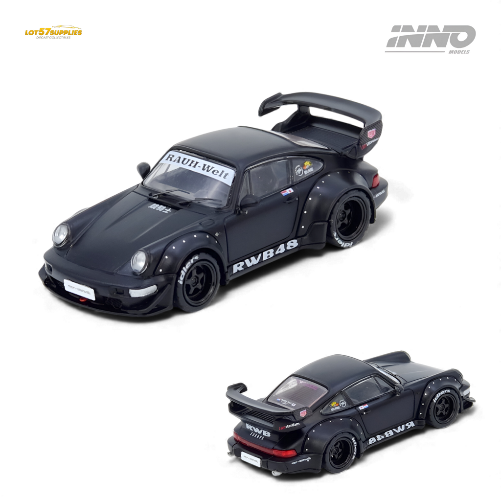 INNO64 RWB 964 Darth Vader Black Matt 1:64