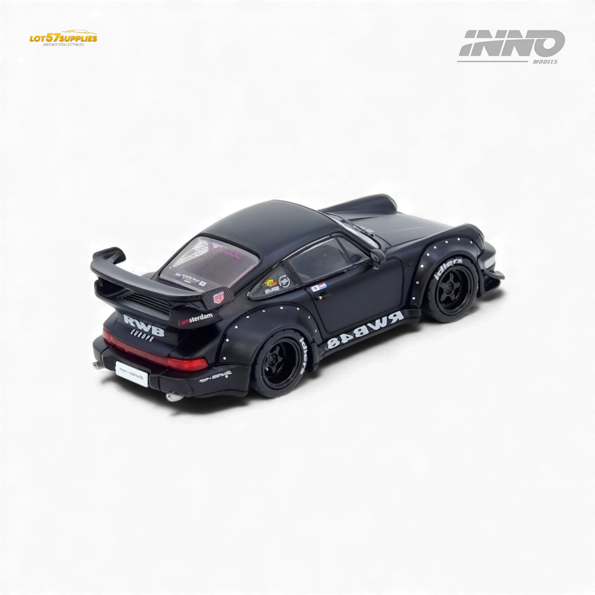 INNO64 RWB 964 Darth Vader Black Matt 1:64