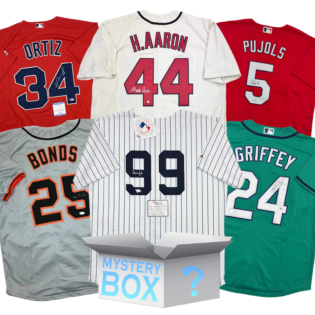 Random Autographed/Signed Baseball Jersey Mystery Box with PSA JSA or Beckett COA