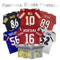 Autographed/Signed Football SILVER Series 1 Jersey Mystery Box with PSA JSA or Beckett COA