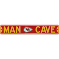 Kansas City Chiefs "MAN CAVE" Authentic Street Sign