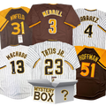 Autographed/Signed San Diego Baseball Jersey Mystery Box with PSA JSA or Beckett COA