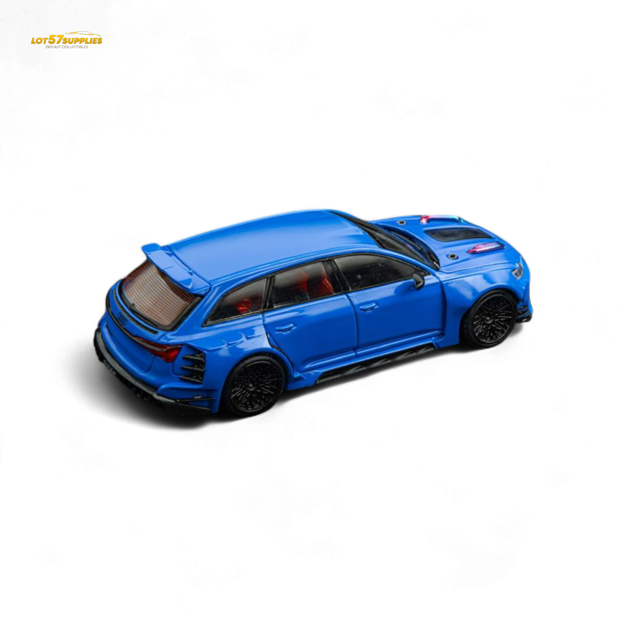 (Pre-Order) DCM Modified Audi RS6 Wagon Blue 1:64