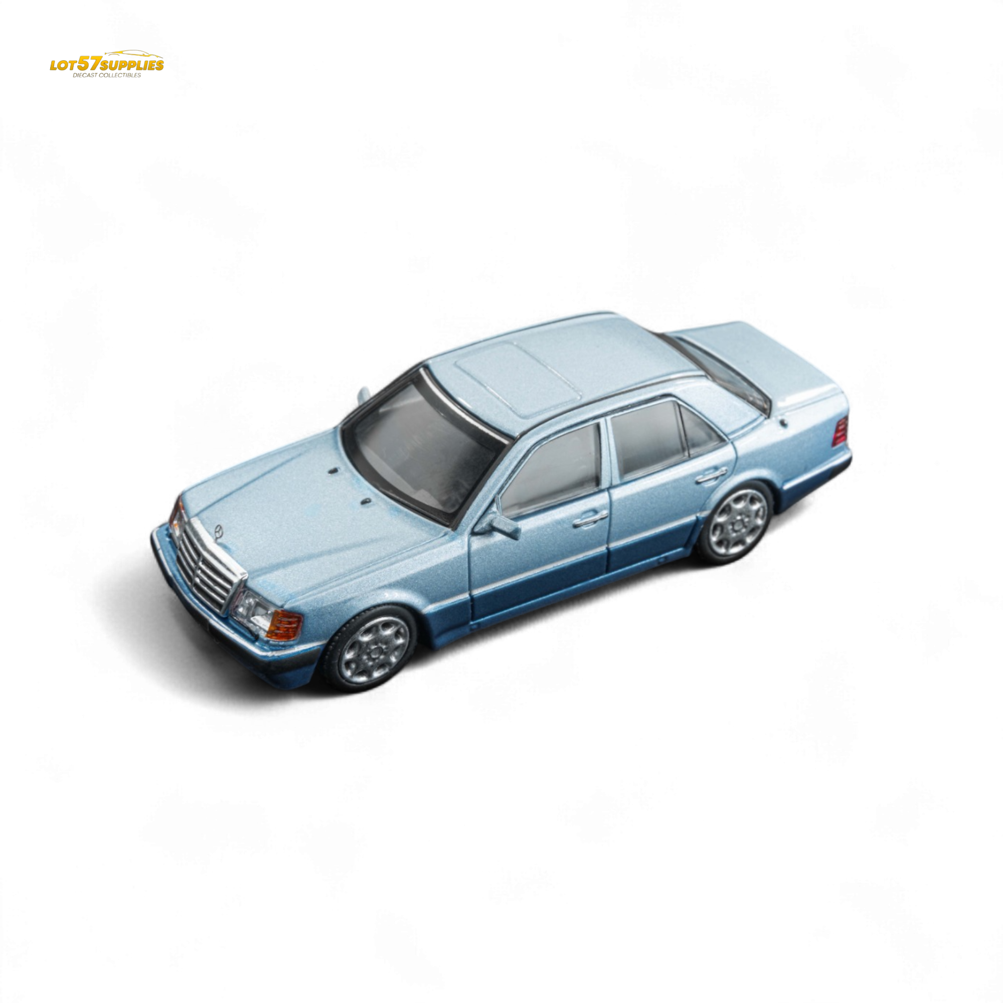(Pre-Order) DCM Benz 500E Lake Blue 1:64