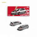 Pop Race Honda Civic EG6 Raw Metal 1:64