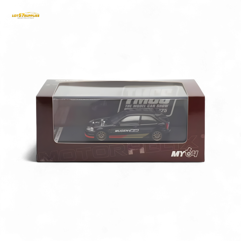 Motorhelix Honda Civic EK9 MUGEN Black 1:64