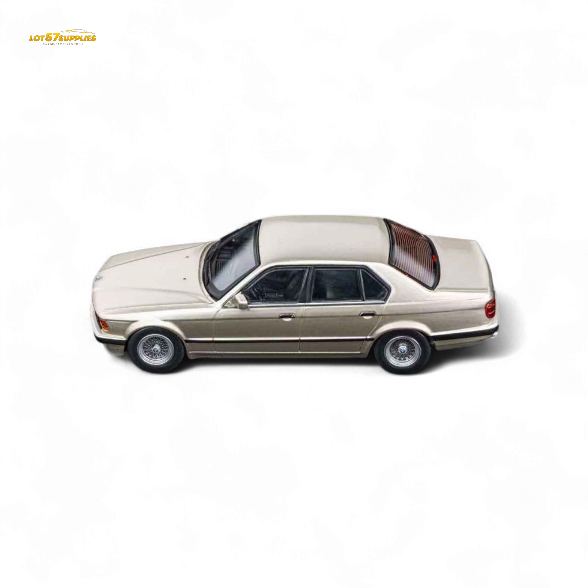 (Pre-Order) DCM BMW E32 7-Series Sedan Cashmere Beagle Gold 1:64