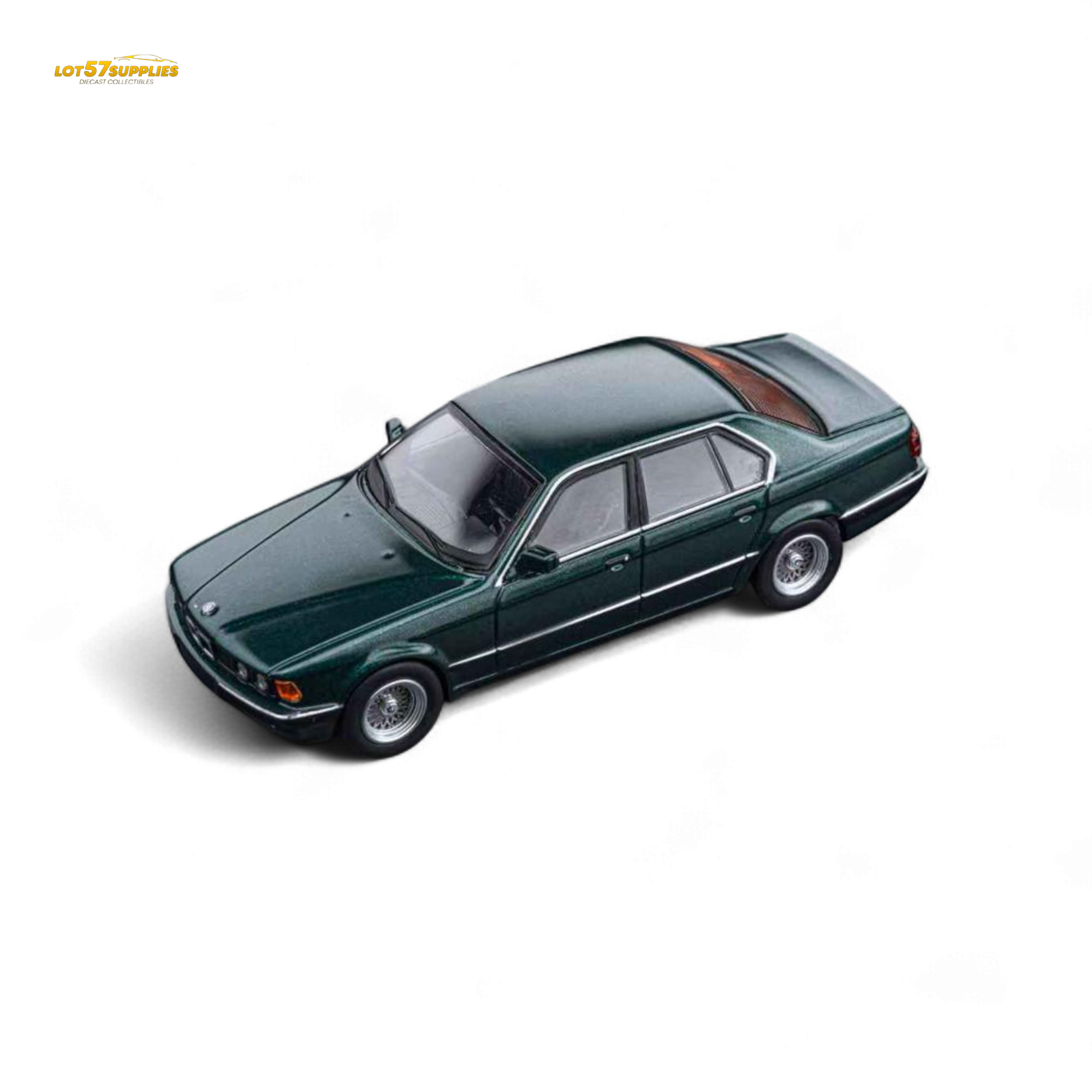 (Pre-Order) DCM BMW E32 7-Series Sedan Oxford Metallic Green 1:64
