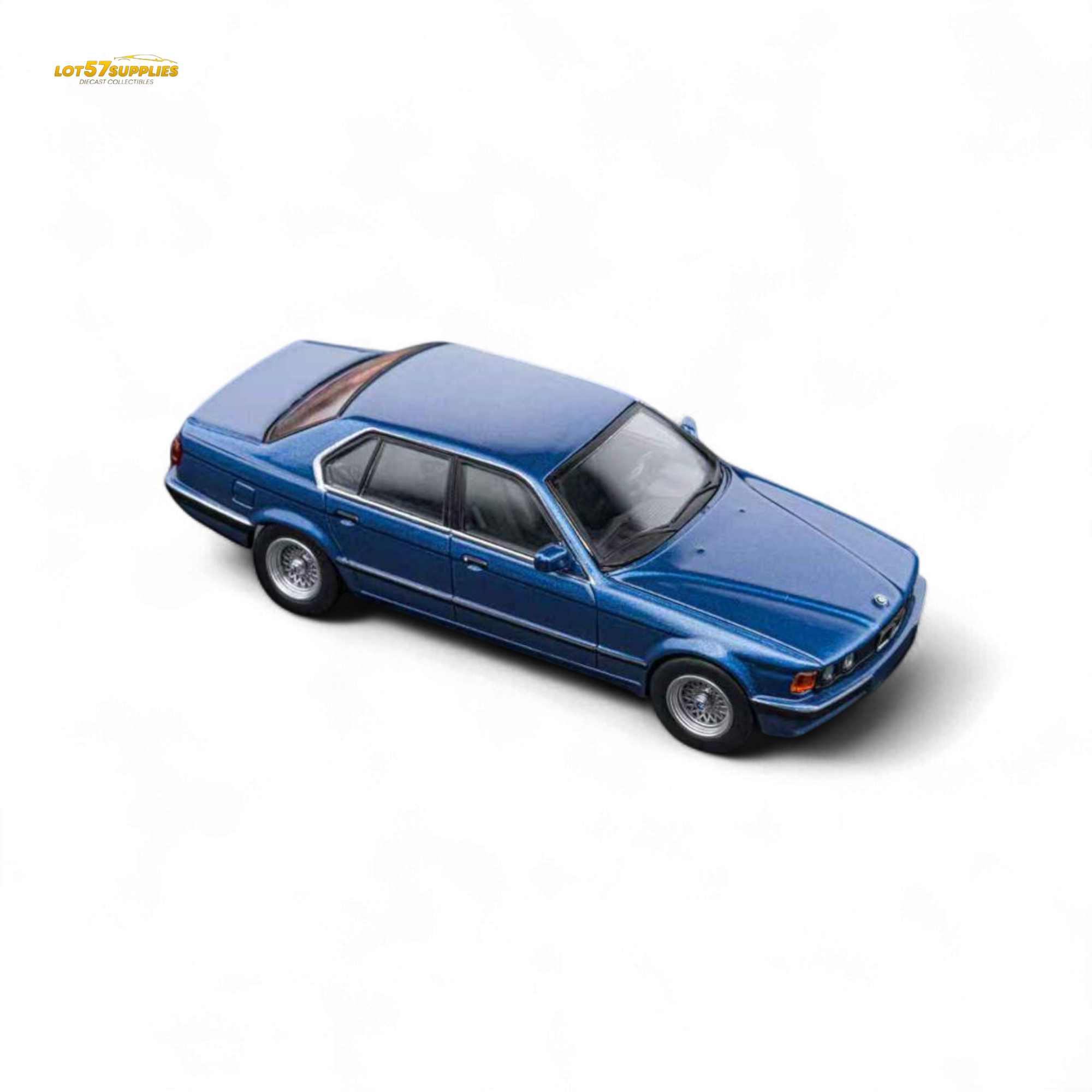 (Pre-Order) DCM BMW E32 7-Series Sedan Alpina Blue 1:64