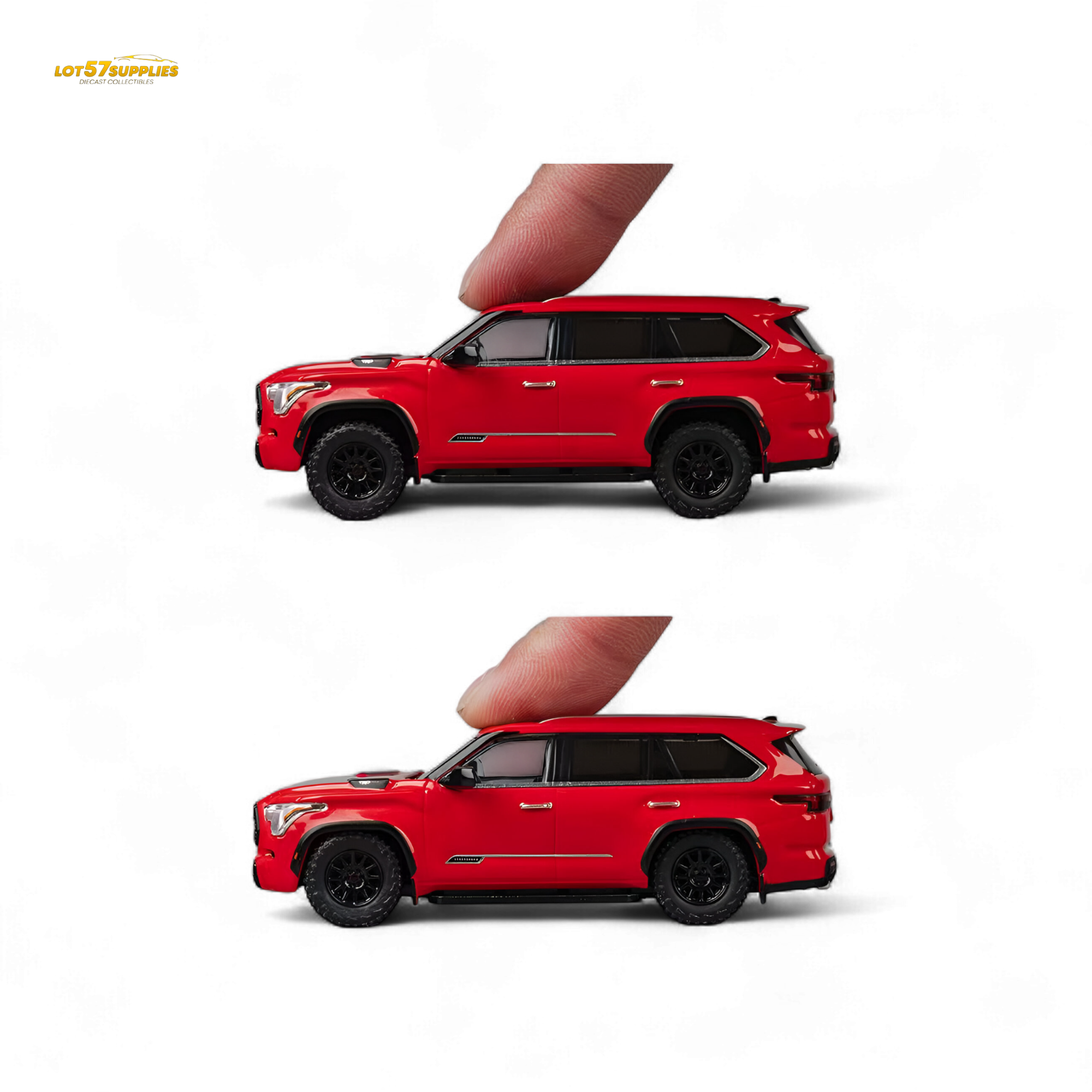 (Pre-Order) CM Model Toyota Sequoia Red 1:64