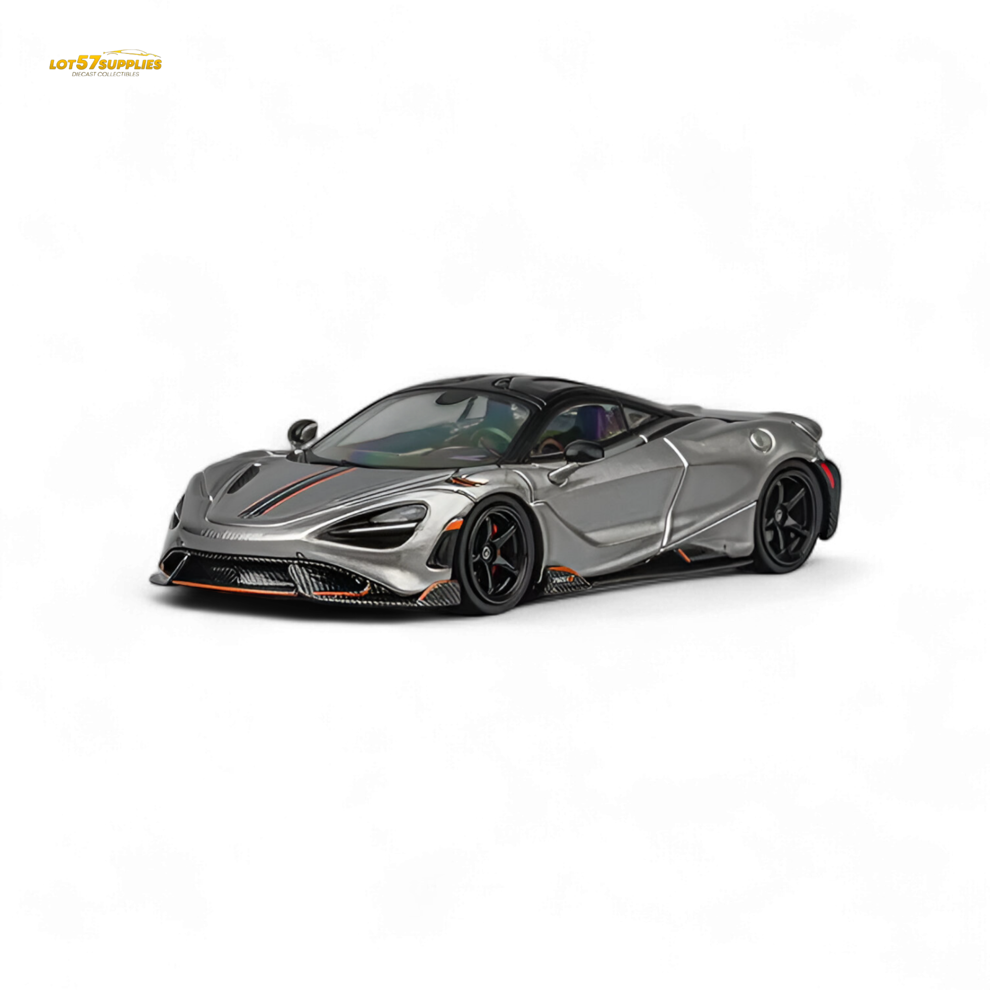(Pre-Order) CM Model McLaren 765LT Silver Gray 1:64