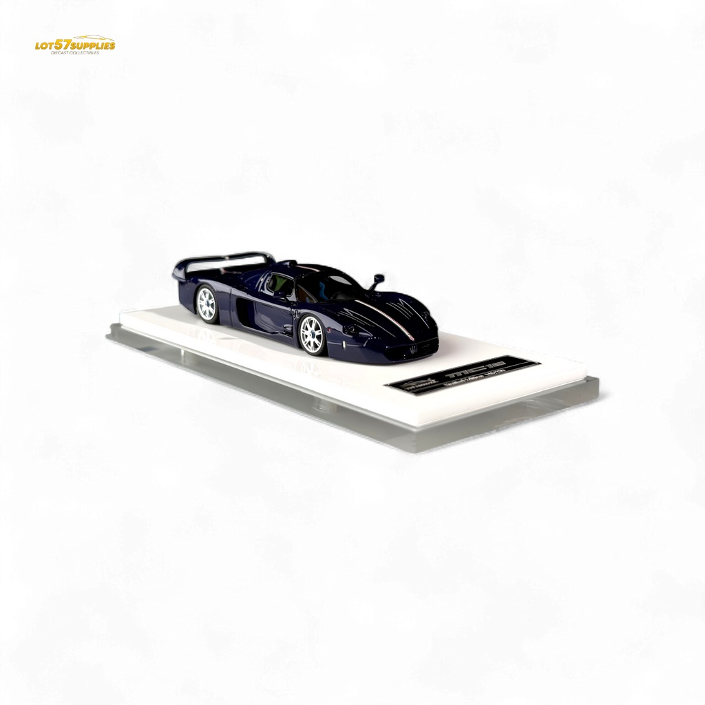 YM Model Maserati MC12 Stradale Corsa Blue Carbon 1:64