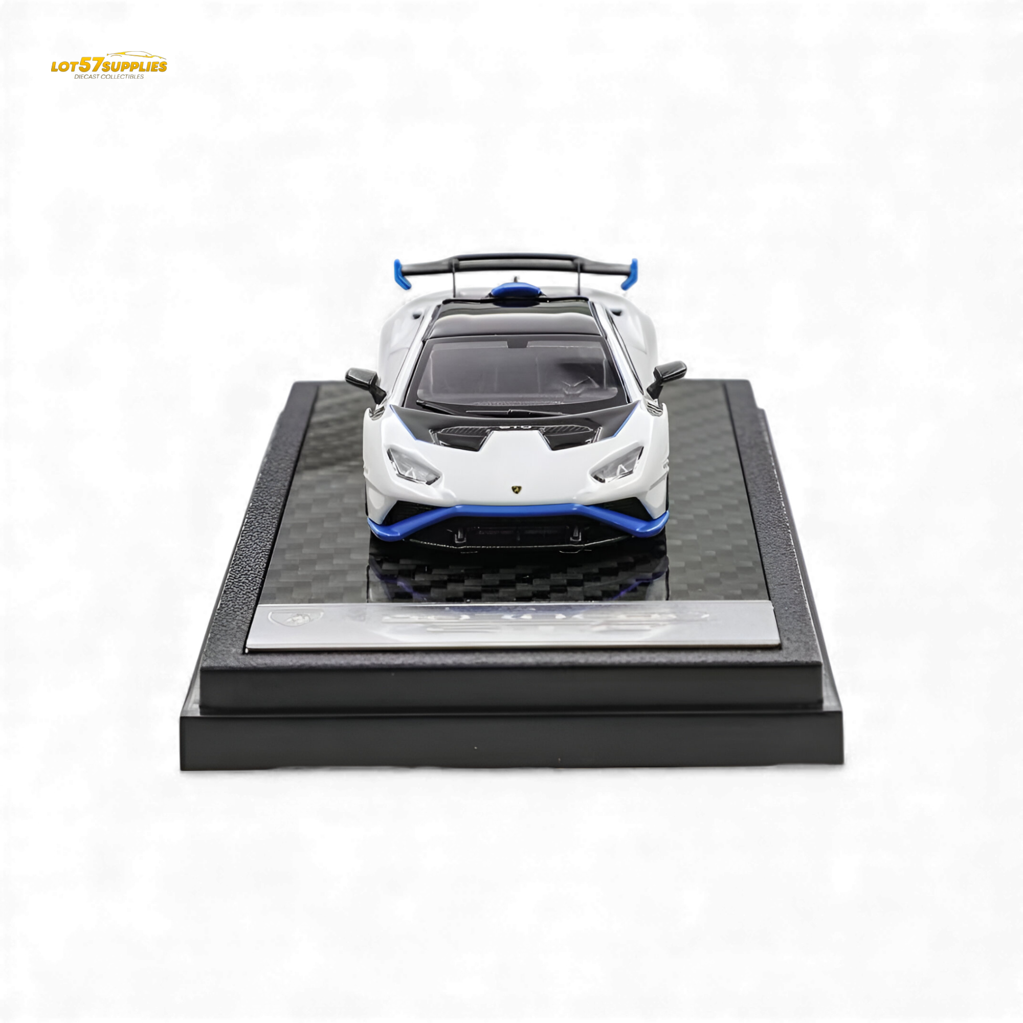 (Pre-Order) LCD Lamborghini Huracan STO White 1:64