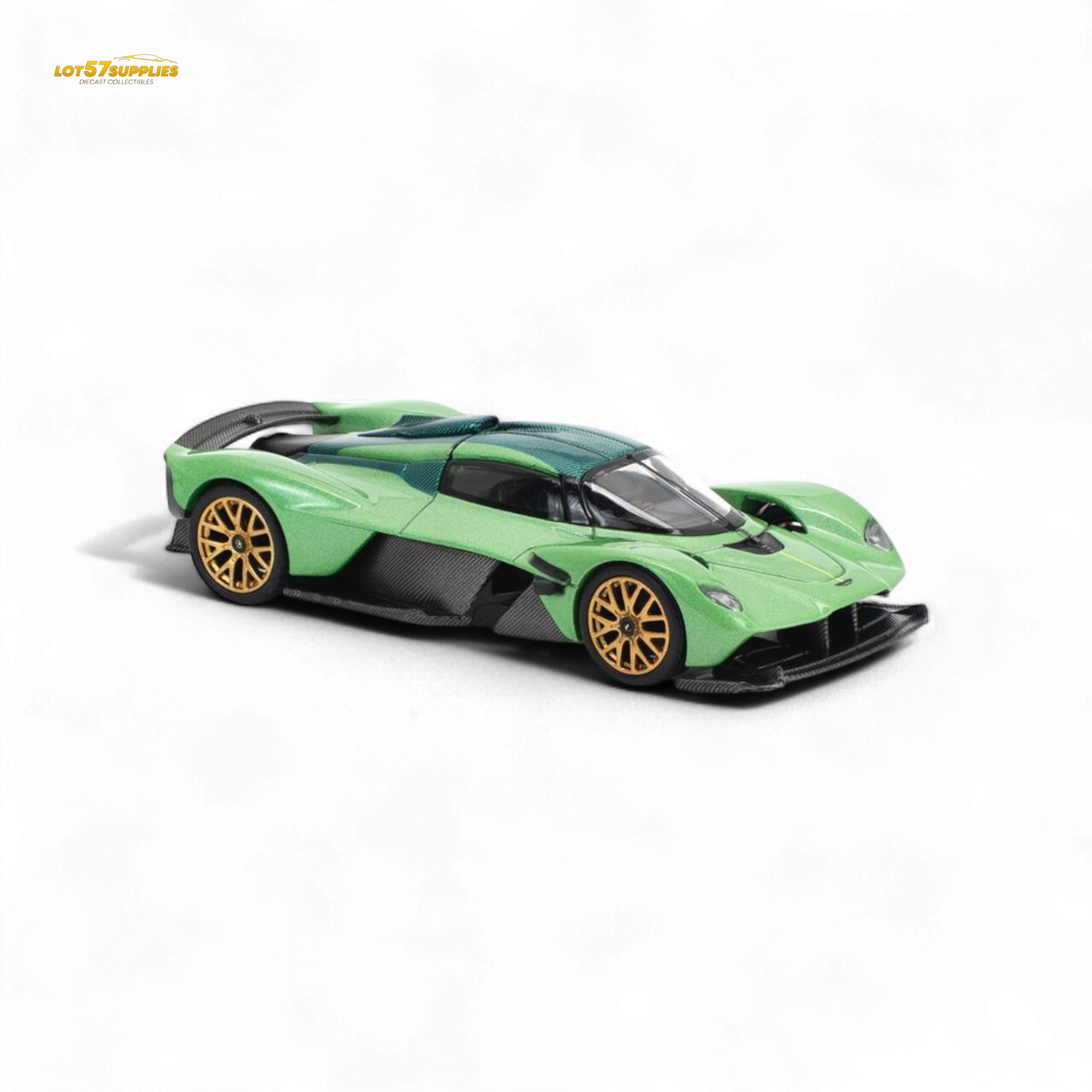 (Pre-Order) PopRace Aston Martin Valkyrie Iridescent Emerald 1:64