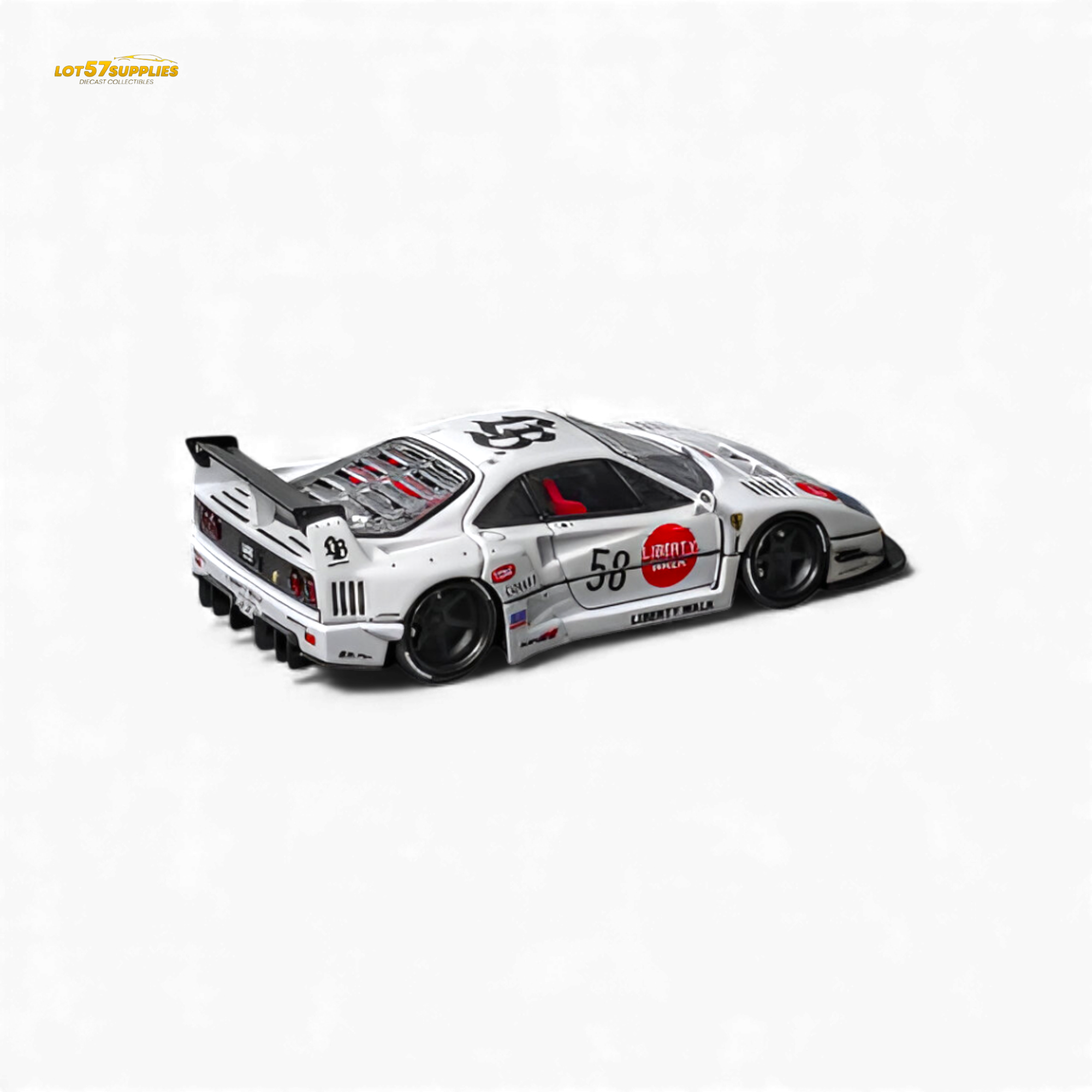(Pre-Order) Star Models Ferrari F40 LB-Works White 1:64