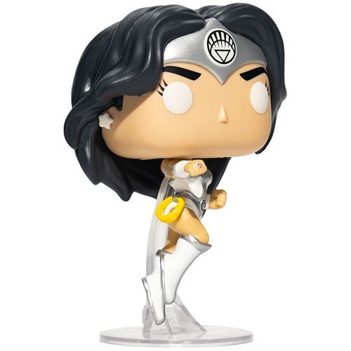 Funko POP Heroes: DC Comics Wonder Woman 80th Anniversary White Lantern GITD - Entertainment Earth Exclusive