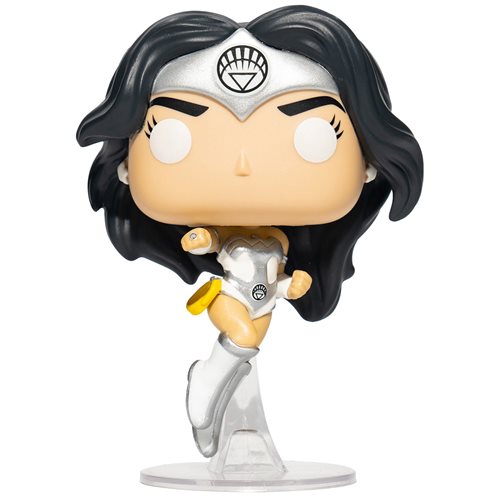 Funko POP Heroes: DC Comics Wonder Woman 80th Anniversary White Lantern GITD - Entertainment Earth Exclusive