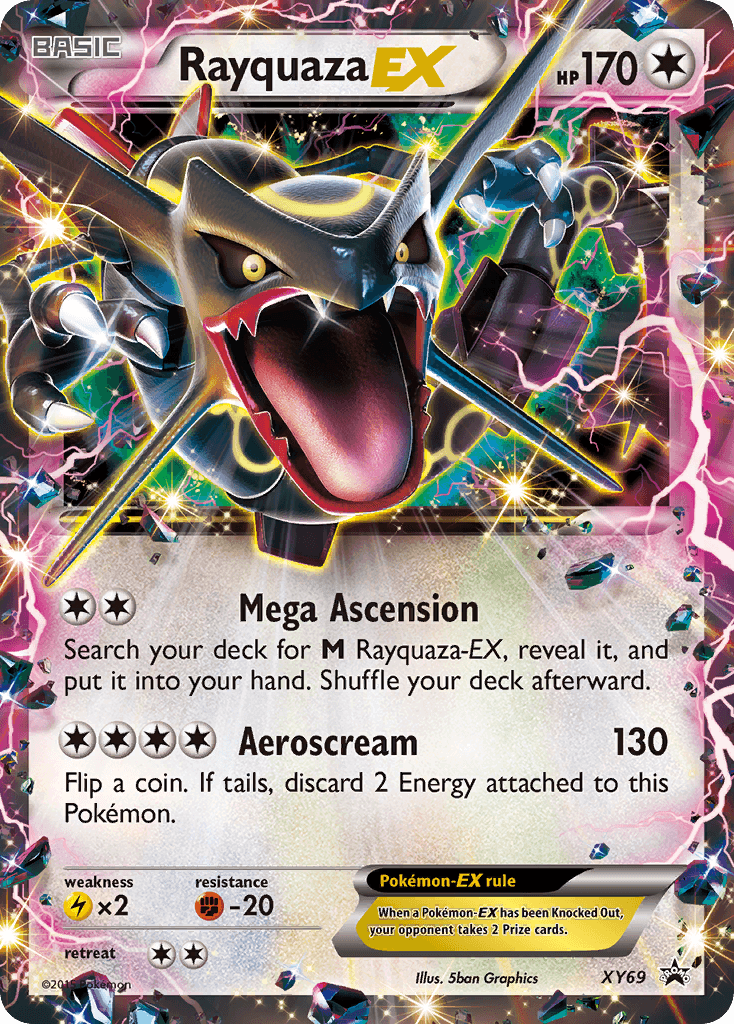 Rayquaza EX (XY69) (Shiny) [XY: Black Star Promos]