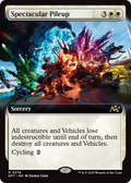 Spectacular Pileup (DFT-378) - Aetherdrift: (Extended Art) Foil