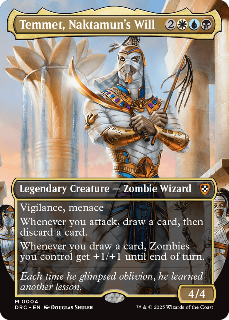 Temmet, Naktamun's Will (DRC-004) - Commander: Aetherdrift Foil