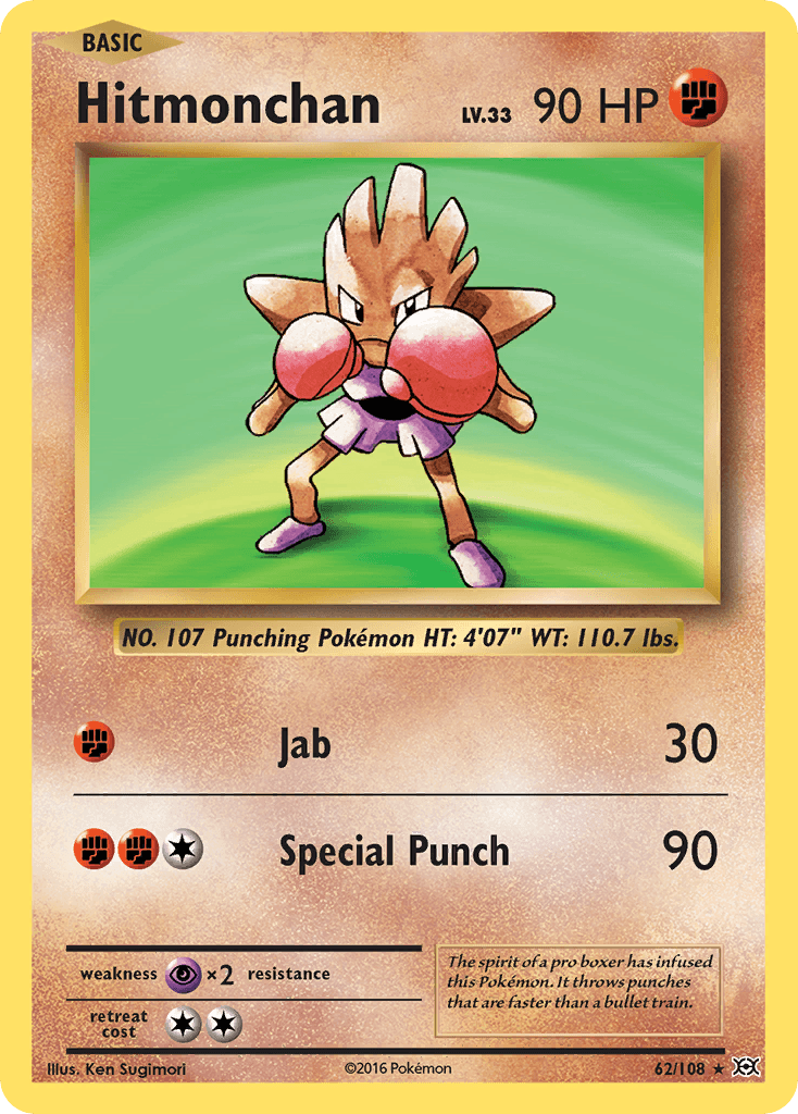 Hitmonchan (62/108) [XY: Evolutions]