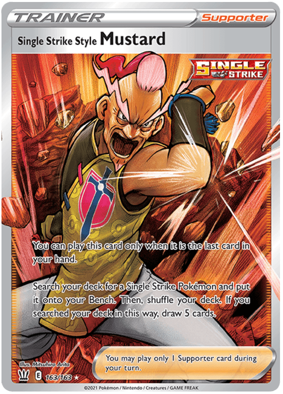 Single Strike Style Mustard (163/163) [Sword & Shield: Battle Styles]