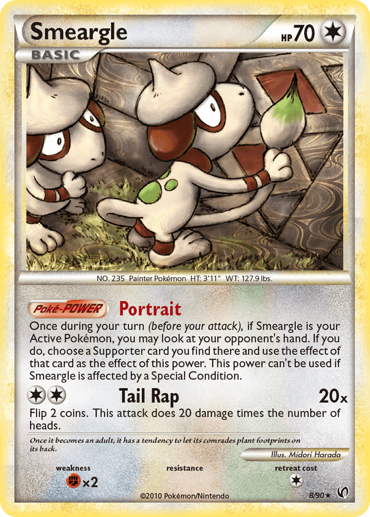 Smeargle (8/90) [HeartGold & SoulSilver: Undaunted]