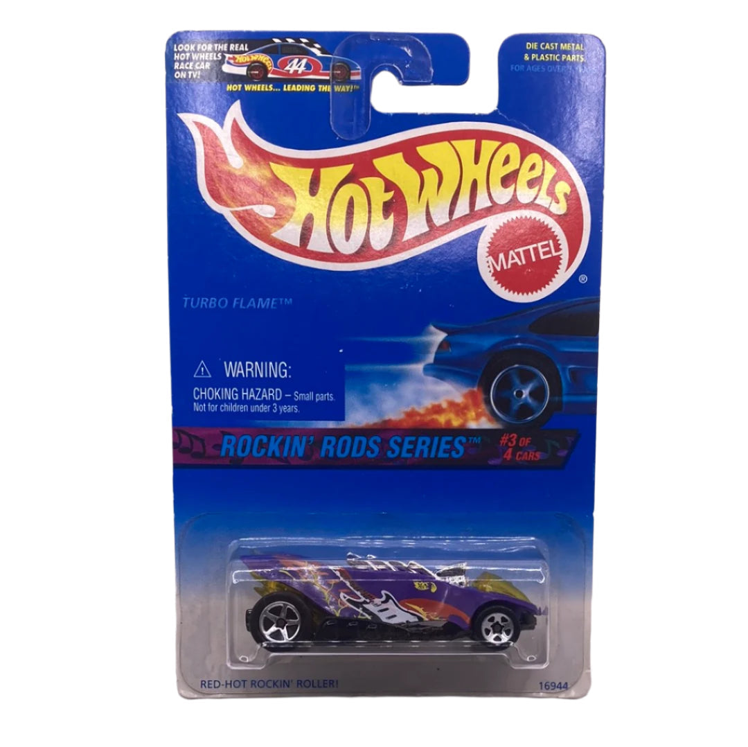 Hot Wheels Turbo Flame Diecast purple