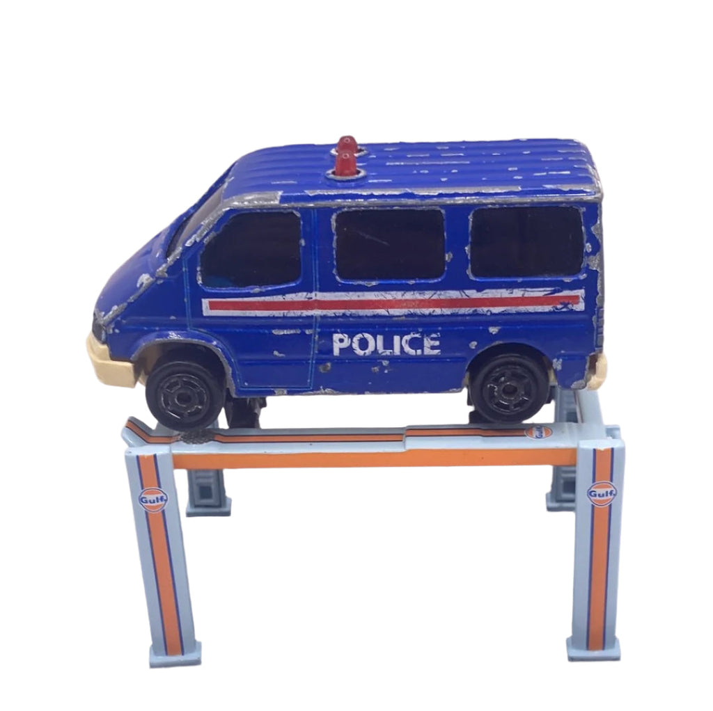 Majorette Police Van Diecast blue