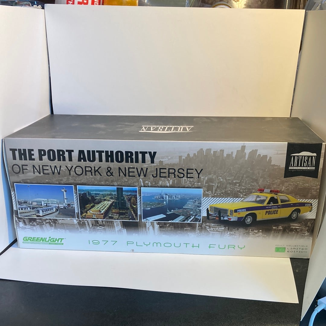 Greenlight 1977 Plymouth Fury Diecast yellow