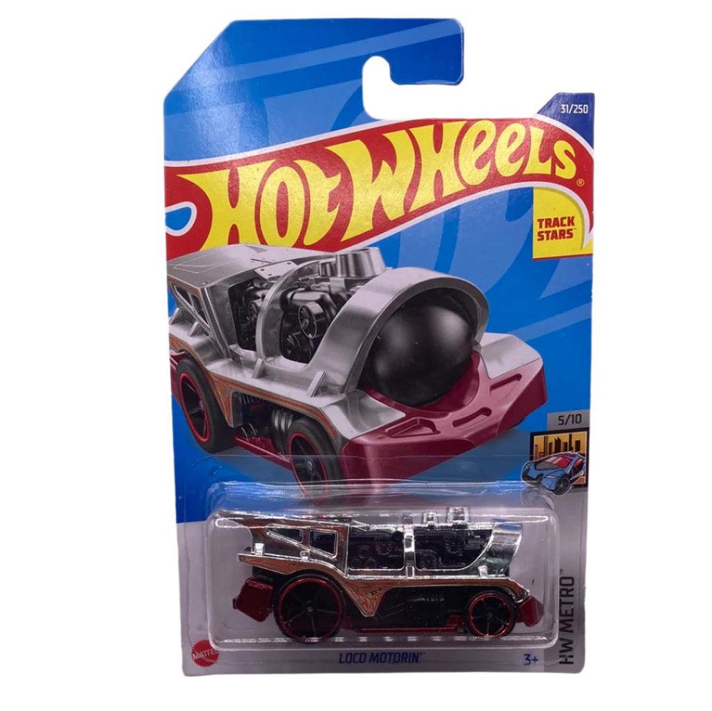 Hot Wheels Loco Motorin Diecast silver
