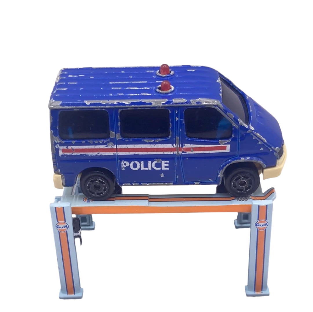 Majorette Police Van Diecast blue