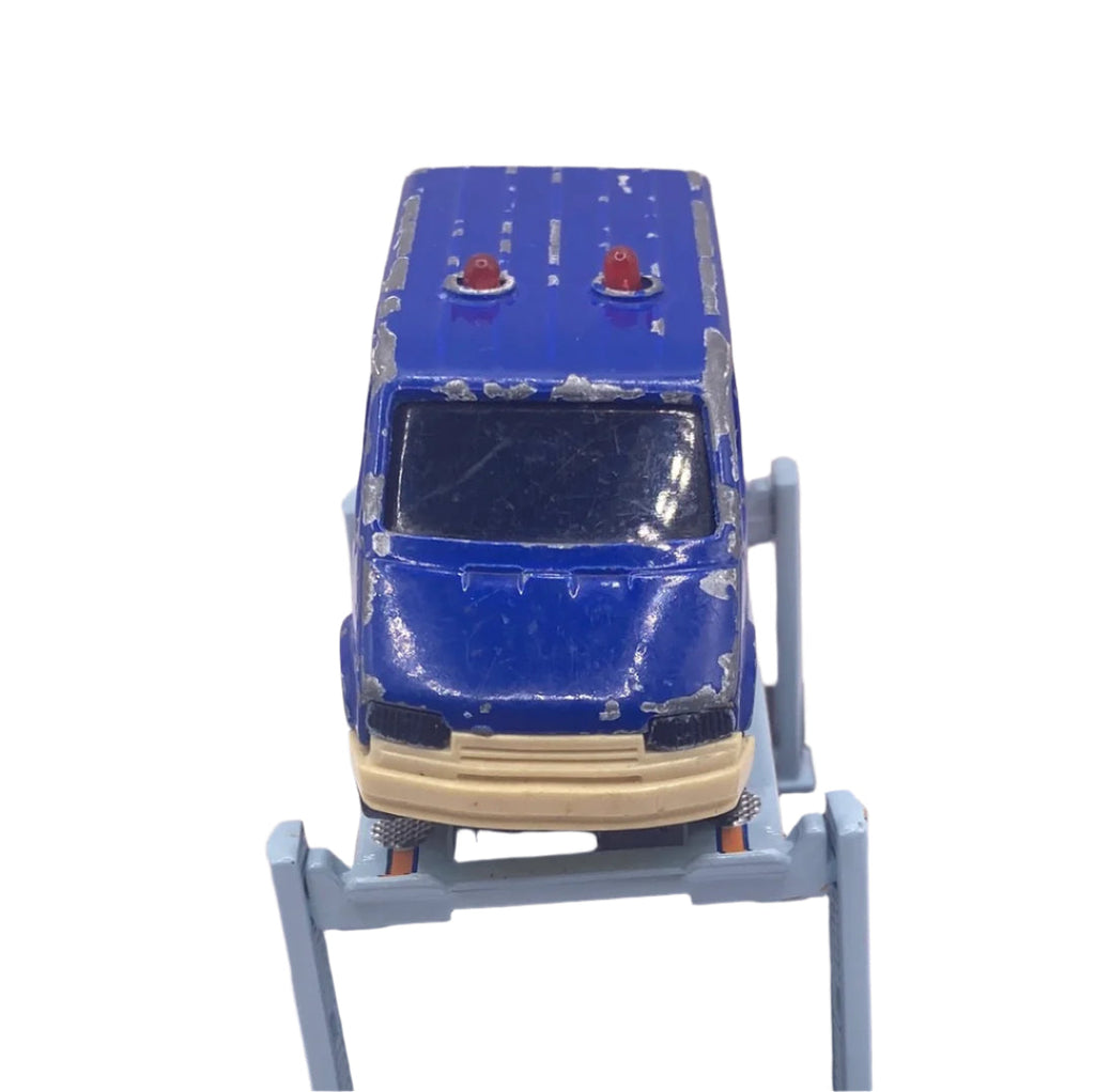 Majorette Police Van Diecast blue