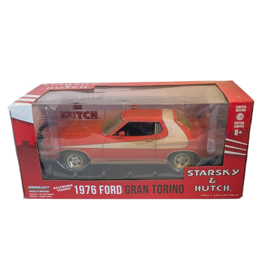 Greenlight 1976 Ford Gran Torino Diecast orange