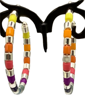 Colorful Hoop Earrings