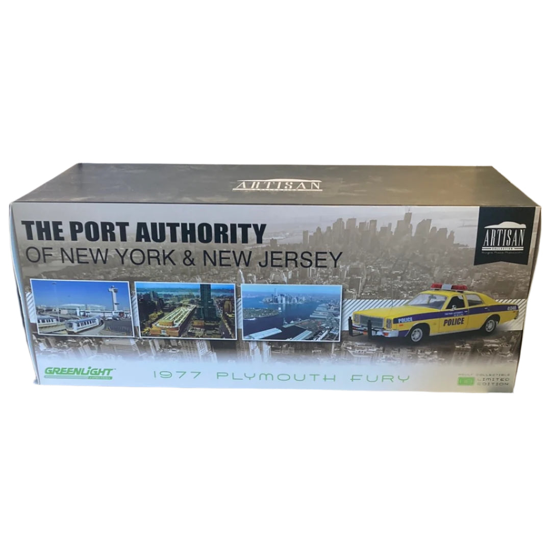 Greenlight 1977 Plymouth Fury Diecast yellow