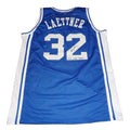 Christian Laettner Autographed Duke Blue Devils (Blue #32) Custom Jersey w/ "1991 & 1992 NCAA Champs"