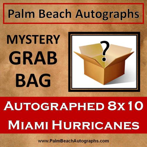Mystery Grab Bag - Miami Hurricanes NCAA 8x10 Autographed Photo