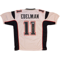 Julian Edelman Autographed New England Patriots (White #11) Custom Jersey - JSA