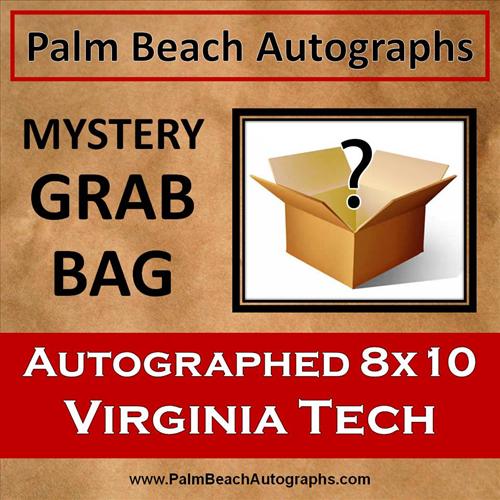Mystery Grab Bag - Virginia Tech Hokies NCAA 8x10 Autographed Photo