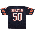 Mike Singletary Autographed Chicago (Navy Blue #50) Jersey - Beckett