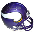Cris Carter Autographed Minnesota Vikings Mini Helmet - JSA