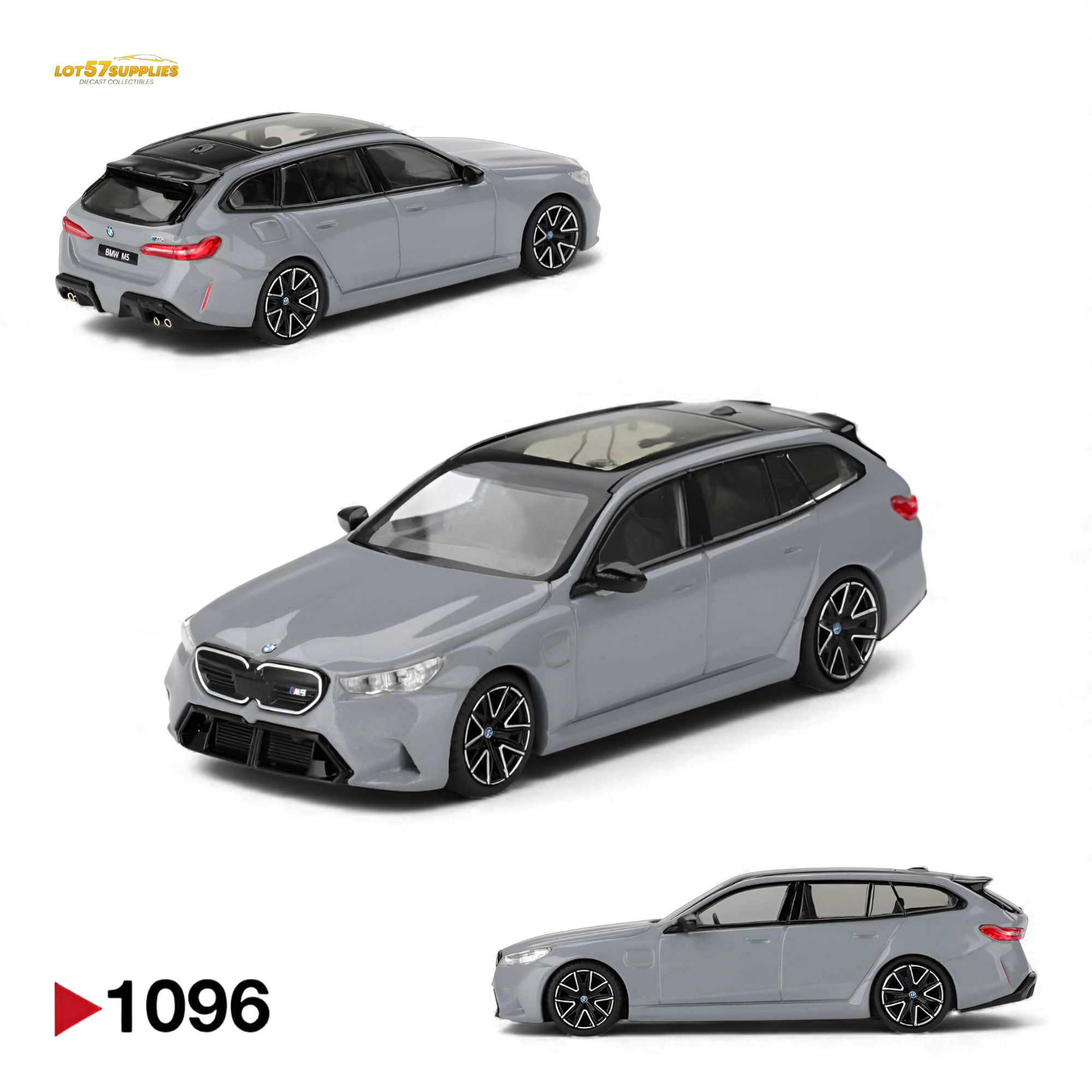 (Pre-Order) Mini GT BMW M5 Touring Brooklyn Grey Metallic 1:64