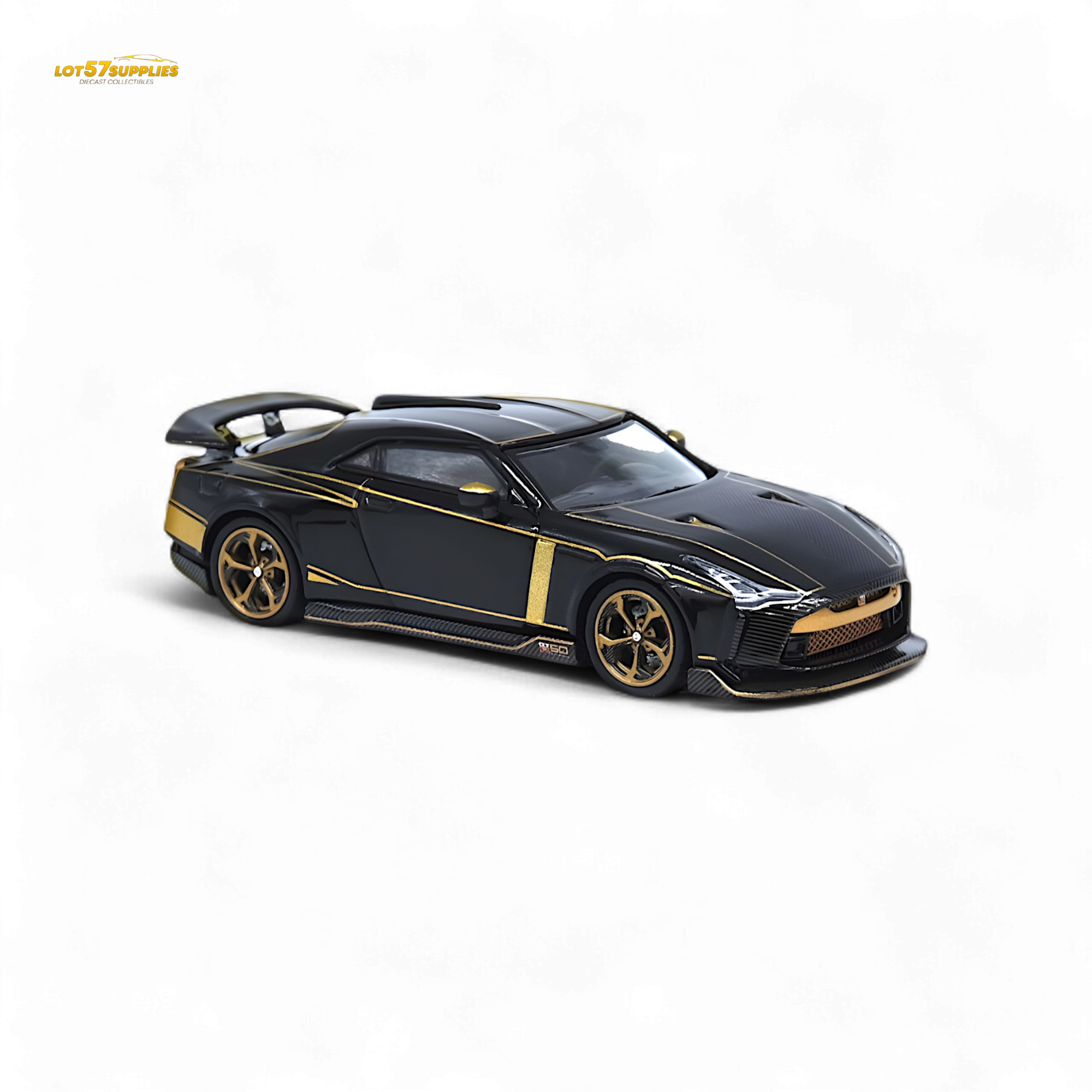 Inno64 Nissan GT-R50 By ITALDESIGN Black 1:64