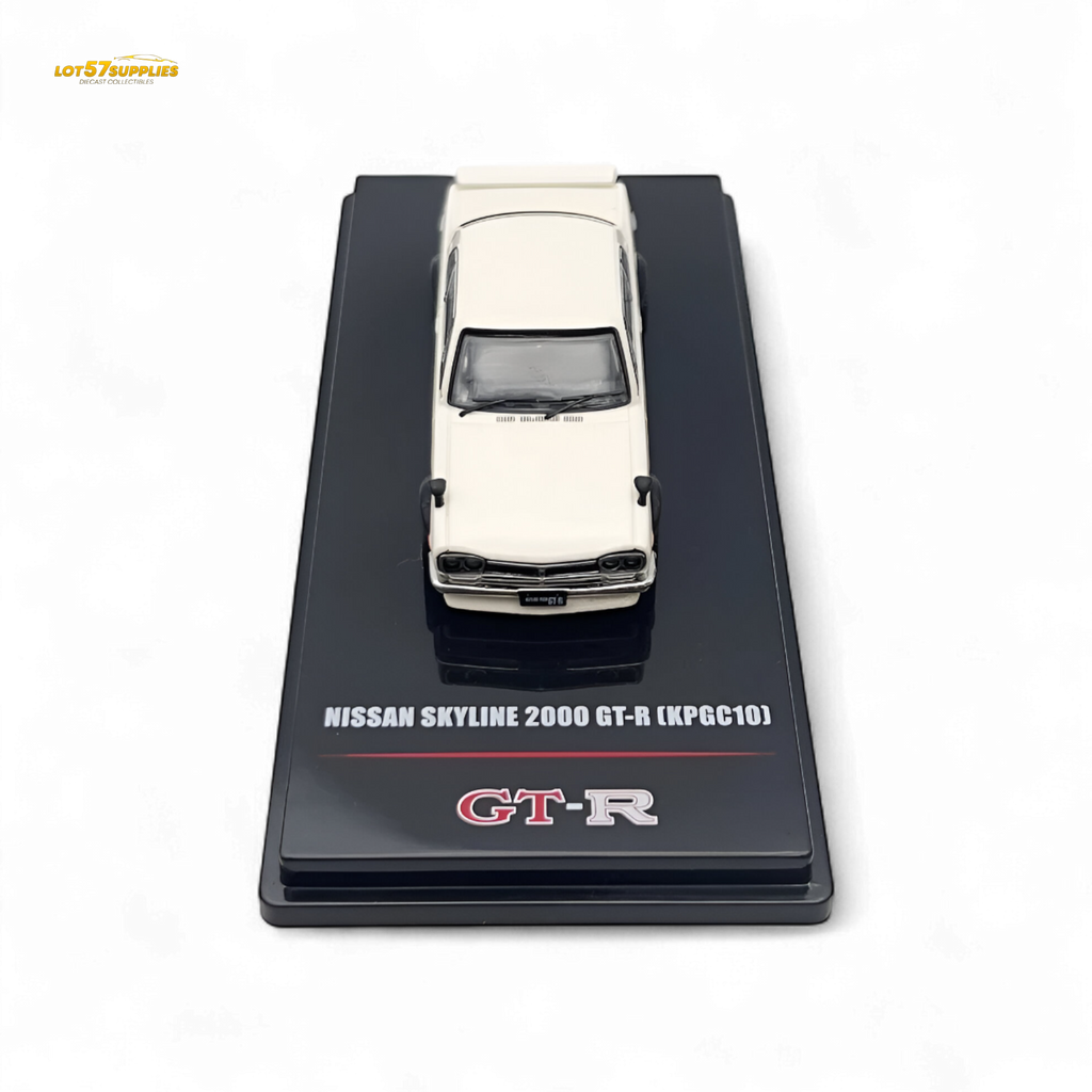 Inno64 Nissan Skyline 2000 GT-R KPGC10 White 1:64