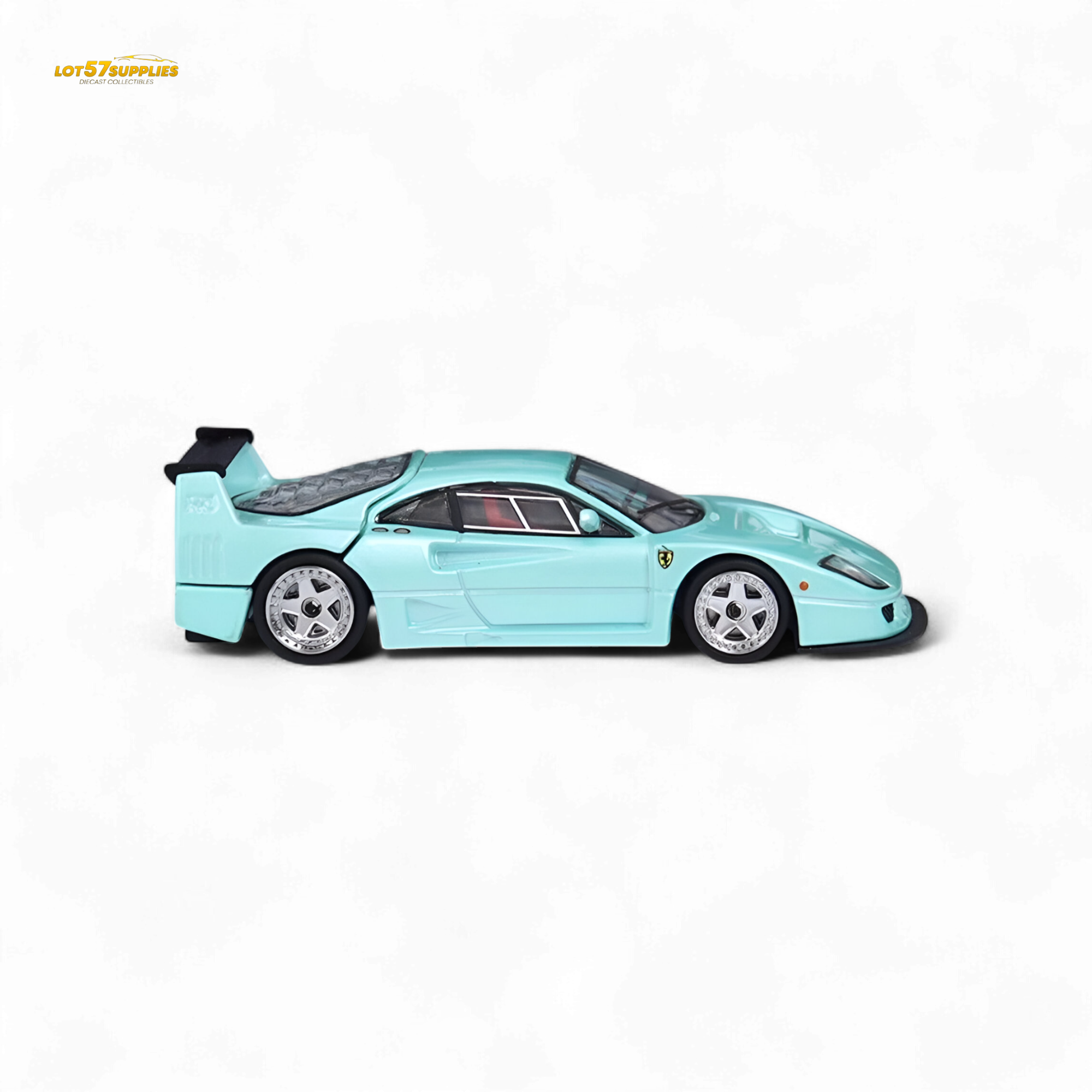 Stance Hunters Ferrari F40 LM Light Aqua Green 1:64