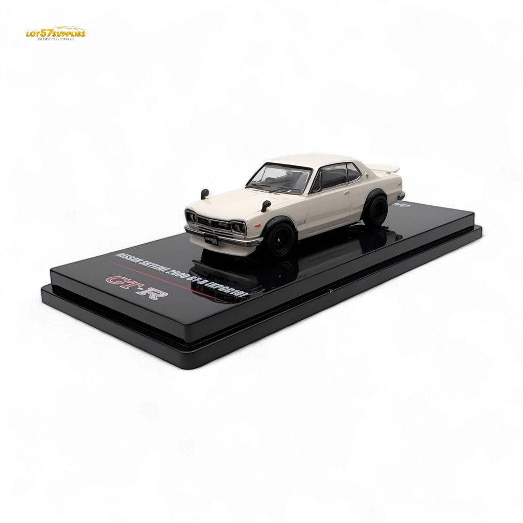 Inno64 Nissan Skyline 2000 GT-R KPGC10 White 1:64