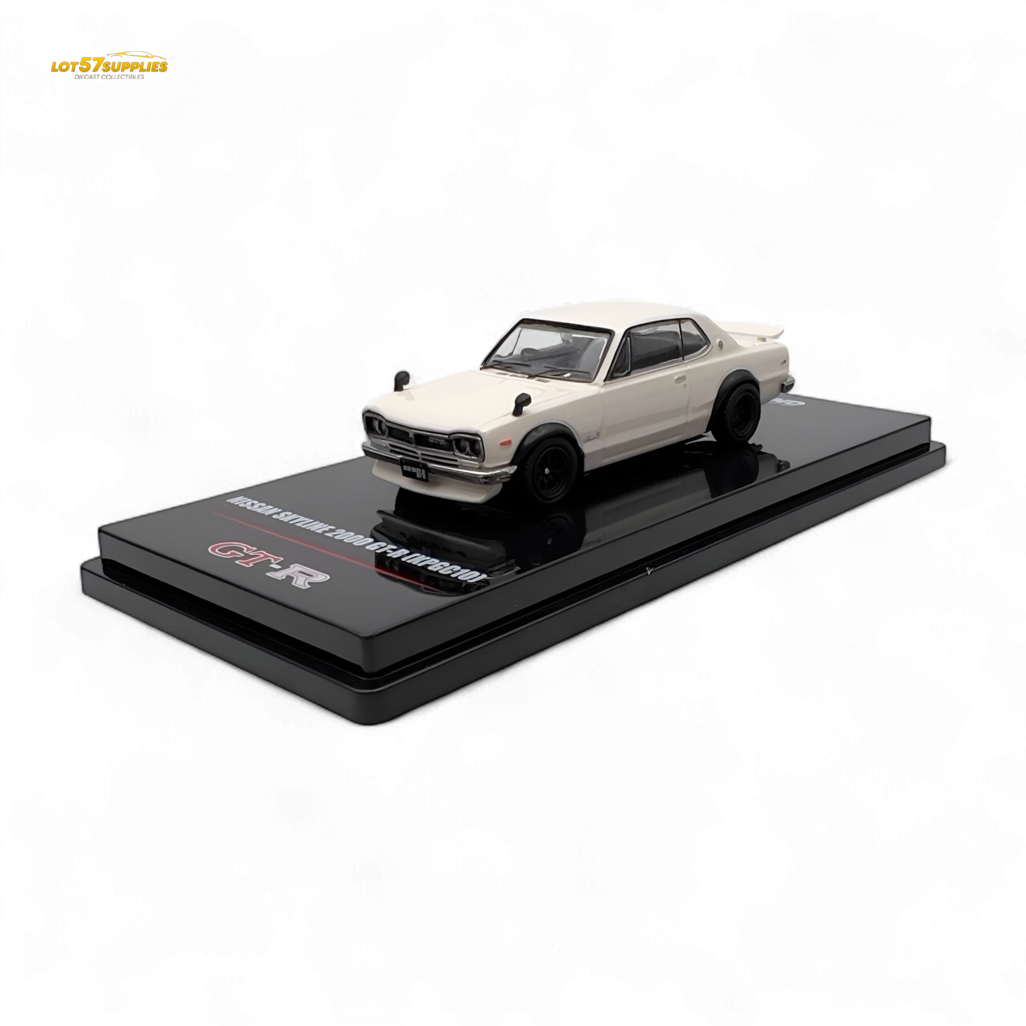 Inno64 Nissan Skyline 2000 GT-R KPGC10 White 1:64