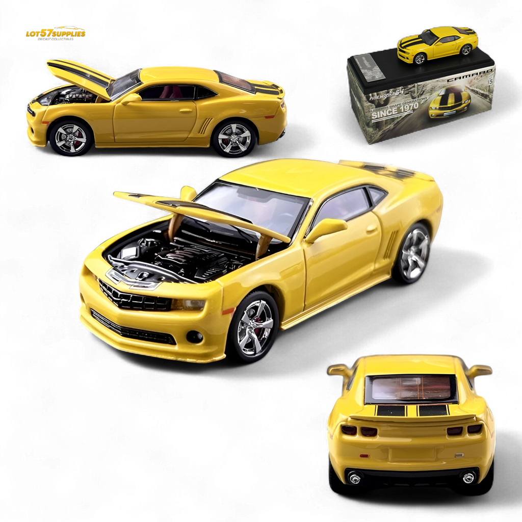 FineWorks64 Chevrolet Camaro Bumblebee Yellow 1:64